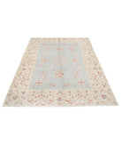 Serenity 5'2'' X 6'9'' Hand-Knotted Wool Rug 5'2'' x 6'9'' (155 X 203) / Blue / Ivory