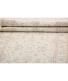 Serenity 3'5'' X 12'8'' Hand-Knotted Wool Rug 3'5'' x 12'8'' (103 X 380) / Ivory / Ivory