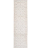 Serenity 3'5'' X 12'8'' Hand-Knotted Wool Rug 3'5'' x 12'8'' (103 X 380) / Ivory / Ivory