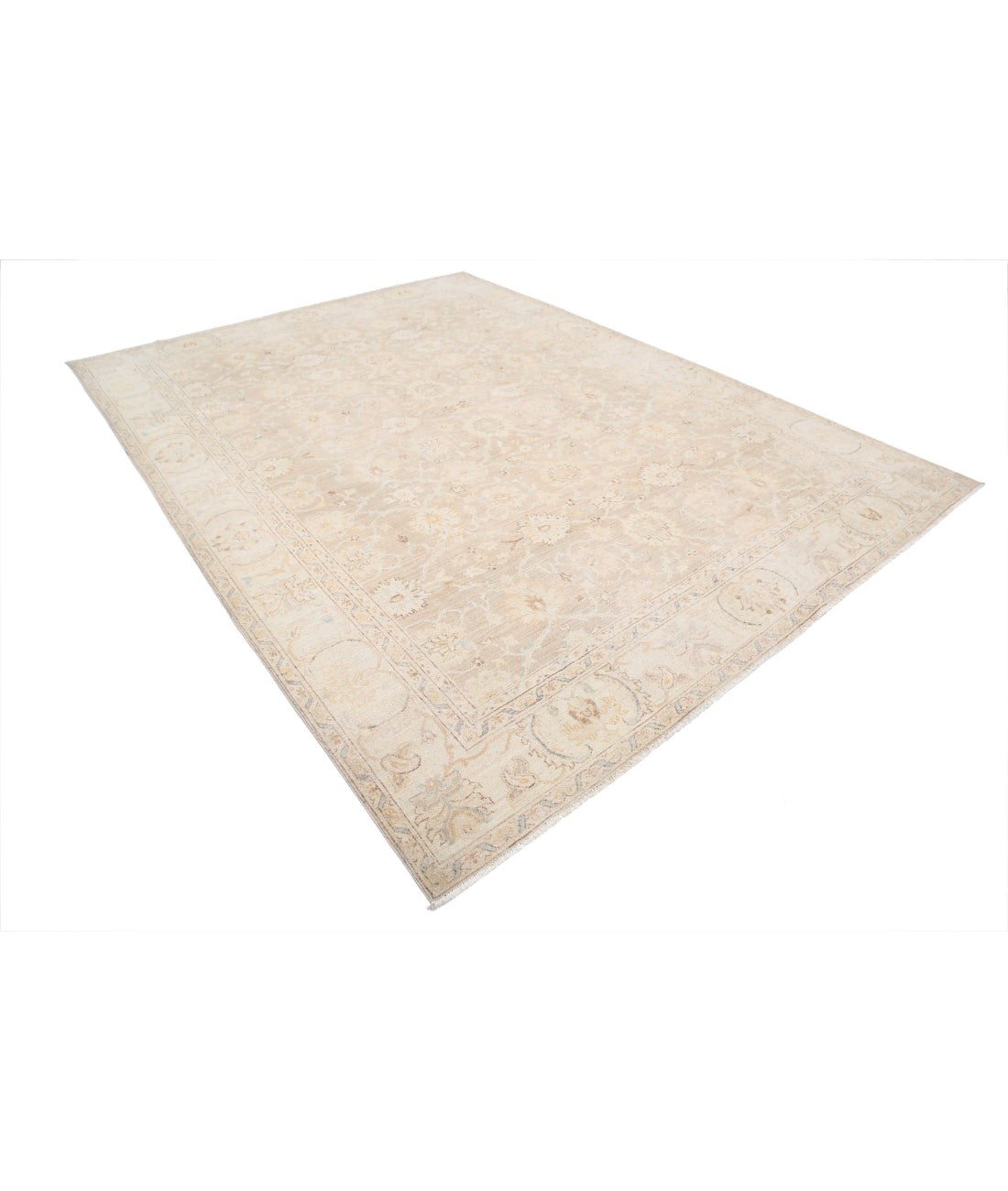 Serenity 4'0'' X 9'2'' Hand-Knotted Wool Rug 4'0'' x 9'2'' (120 X 275) / Brown / Ivory