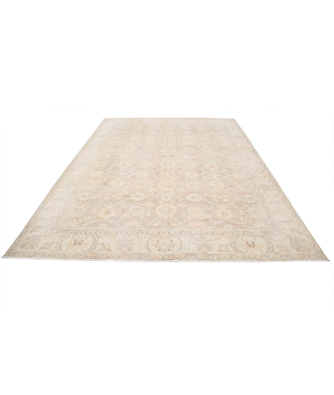 Serenity 4'0'' X 9'2'' Hand-Knotted Wool Rug 4'0'' x 9'2'' (120 X 275) / Brown / Ivory