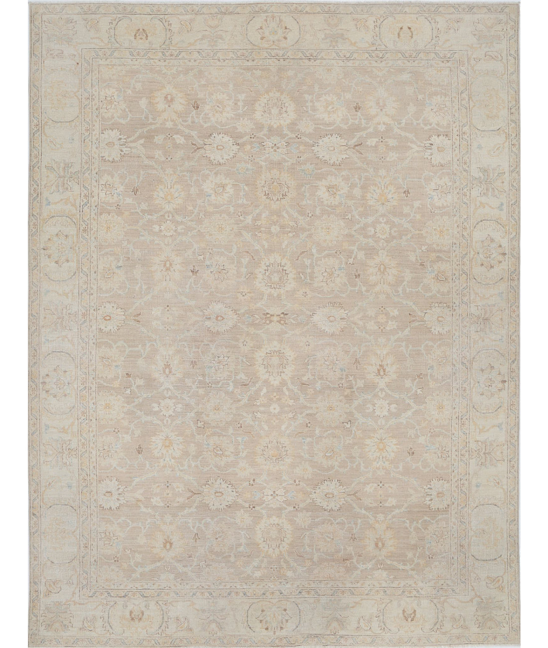 Serenity 4'0'' X 9'2'' Hand-Knotted Wool Rug 4'0'' x 9'2'' (120 X 275) / Brown / Ivory