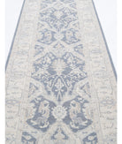 Serenity 3'3'' X 25'6'' Hand-Knotted Wool Rug 3'3'' x 25'6'' (98 X 765) / Grey / Ivory