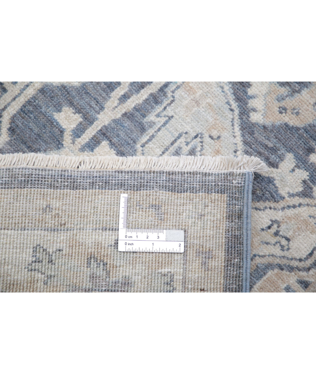 Serenity 3'3'' X 25'6'' Hand-Knotted Wool Rug 3'3'' x 25'6'' (98 X 765) / Grey / Ivory