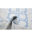 Serenity 3'11'' X 26'5'' Hand-Knotted Wool Rug 3'11'' x 26'5'' (118 X 793) / Blue / Ivory