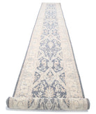 Serenity 3'3'' X 25'10'' Hand-Knotted Wool Rug 3'3'' x 25'10'' (98 X 775) / Grey / Ivory