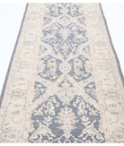 Serenity 3'3'' X 25'10'' Hand-Knotted Wool Rug 3'3'' x 25'10'' (98 X 775) / Grey / Ivory