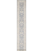 Serenity 3'3'' X 25'10'' Hand-Knotted Wool Rug 3'3'' x 25'10'' (98 X 775) / Grey / Ivory