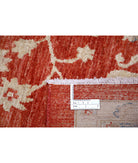 Serenity 6'8'' X 9'9'' Hand-Knotted Wool Rug 6'8'' x 9'9'' (200 X 293) / Red / Ivory