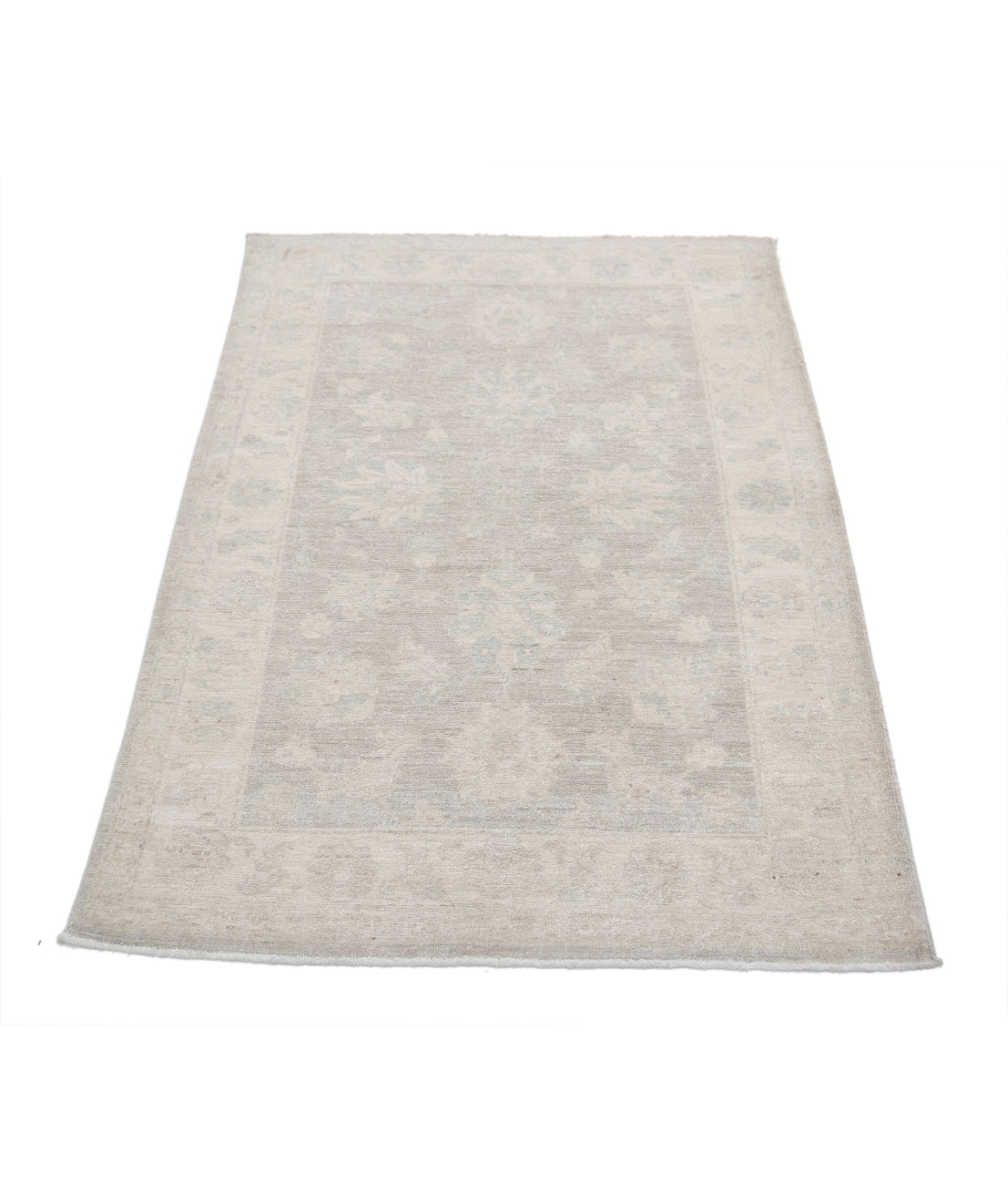 Serenity 3'1'' X 4'7'' Hand-Knotted Wool Rug 3'1'' x 4'7'' (93 X 138) / Brown / Ivory