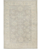 Serenity 3'1'' X 4'7'' Hand-Knotted Wool Rug 3'1'' x 4'7'' (93 X 138) / Brown / Ivory