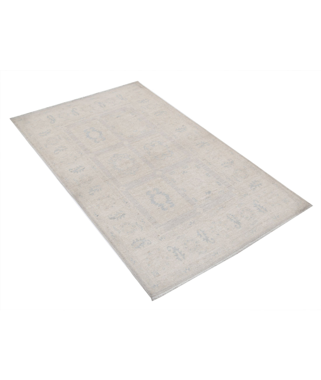 Serenity 3'1'' X 5'0'' Hand-Knotted Wool Rug 3'1'' x 5'0'' (93 X 150) / Brown / Ivory