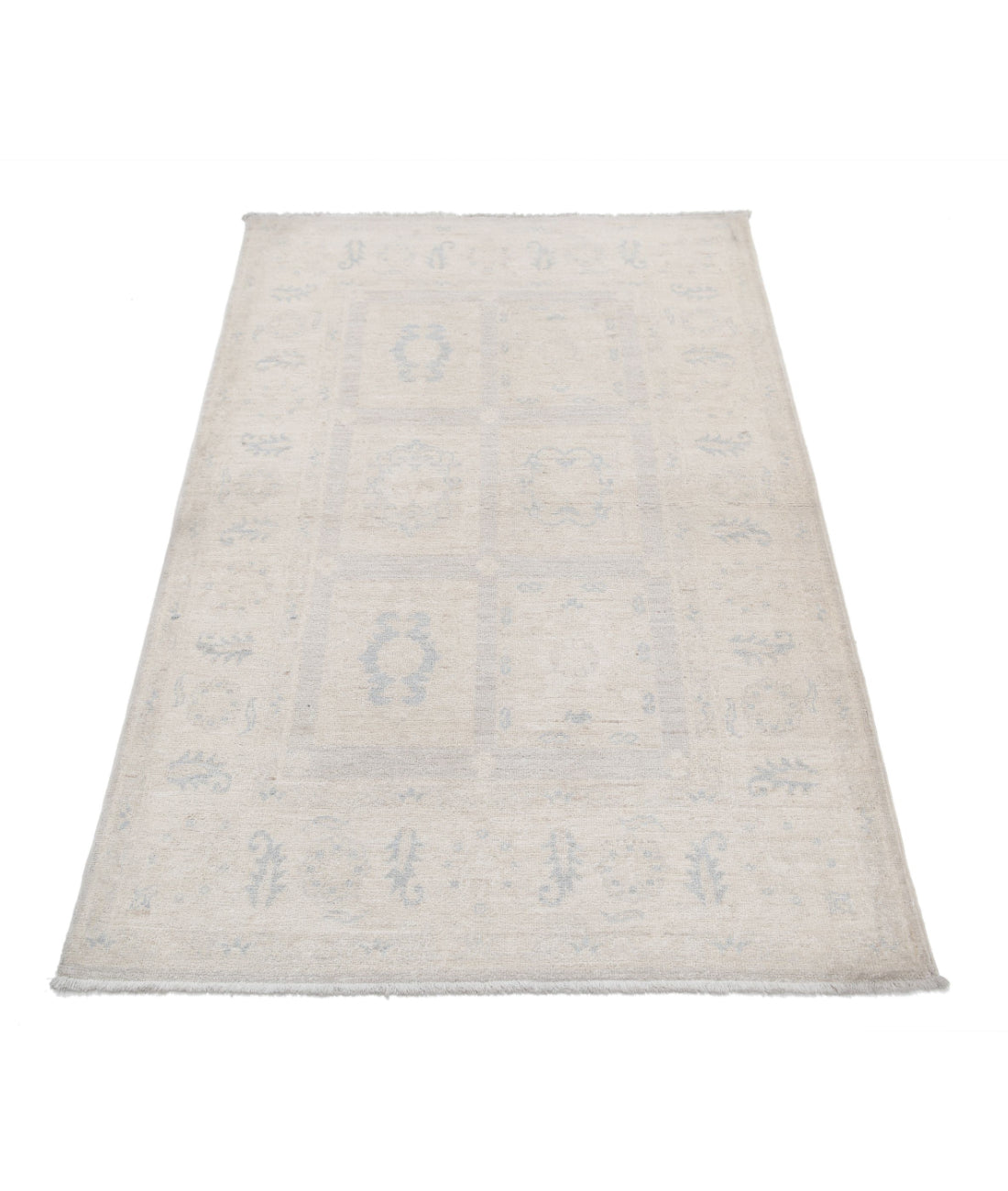 Serenity 3'1'' X 5'0'' Hand-Knotted Wool Rug 3'1'' x 5'0'' (93 X 150) / Brown / Ivory