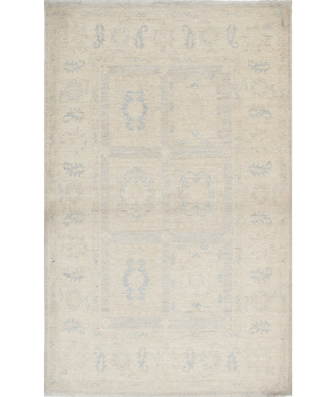 Serenity 3'1'' X 5'0'' Hand-Knotted Wool Rug 3'1'' x 5'0'' (93 X 150) / Brown / Ivory