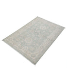 Serenity 3'2'' X 4'9'' Hand-Knotted Wool Rug 3'2'' x 4'9'' (95 X 143) / Green / Ivory