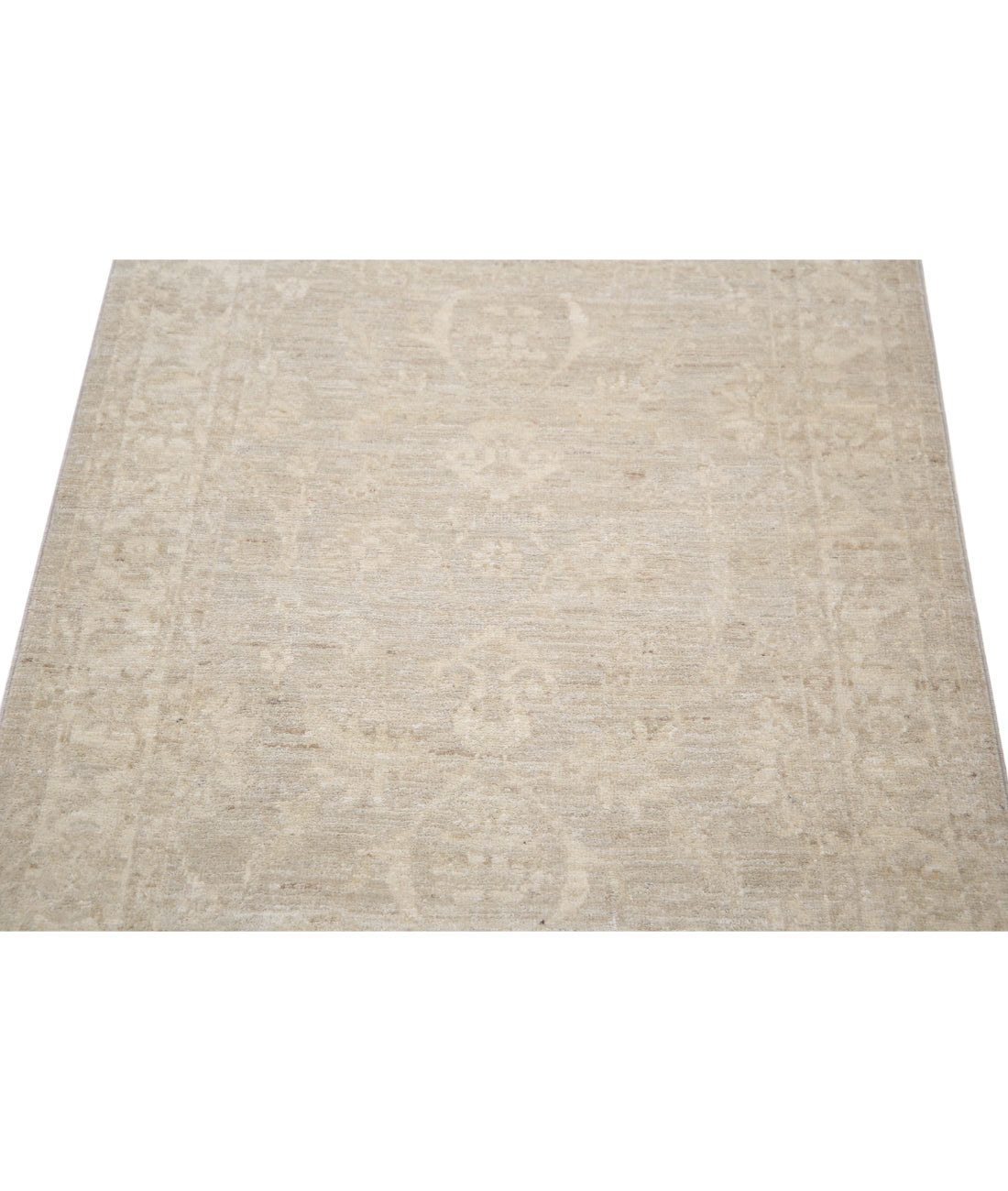 Serenity 2'8'' X 3'10'' Hand-Knotted Wool Rug 2'8'' x 3'10'' (80 X 115) / Grey / Ivory