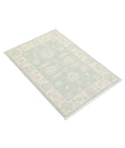 Serenity 2'0'' X 2'11'' Hand-Knotted Wool Rug 2'0'' x 2'11'' (60 X 88) / Green / Ivory