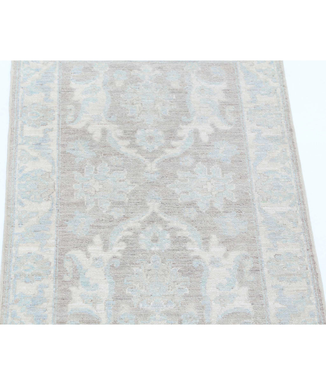 Serenity 2'0'' X 2'10'' Hand-Knotted Wool Rug 2'0'' x 2'10'' (60 X 85) / Brown / Ivory