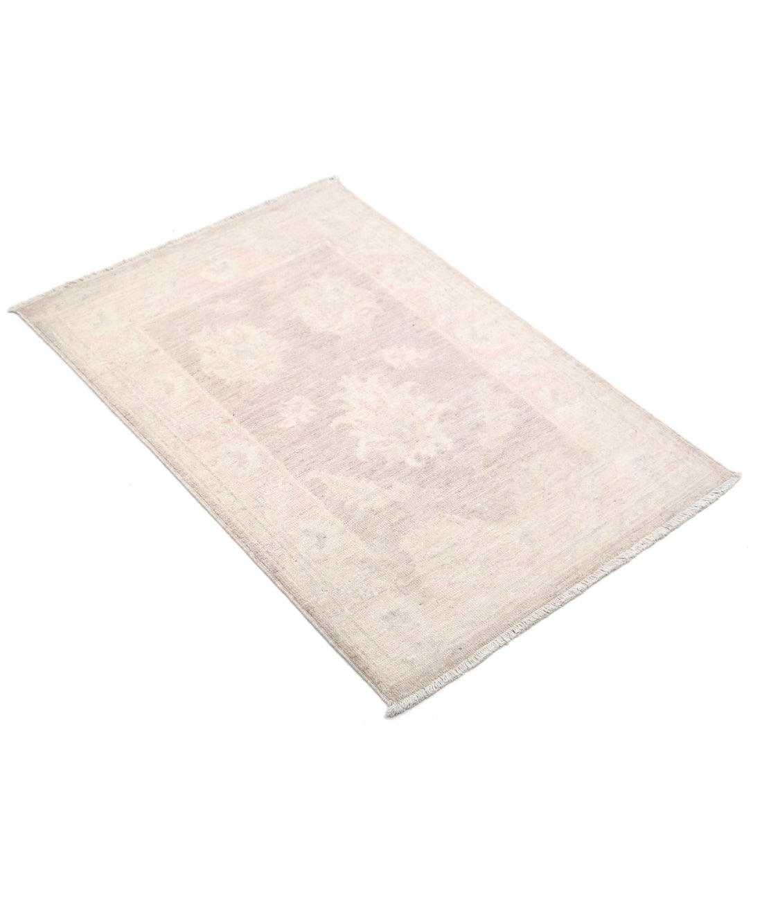 Serenity 2'1'' X 3'1'' Hand-Knotted Wool Rug 2'1'' x 3'1'' (63 X 93) / Brown / Ivory