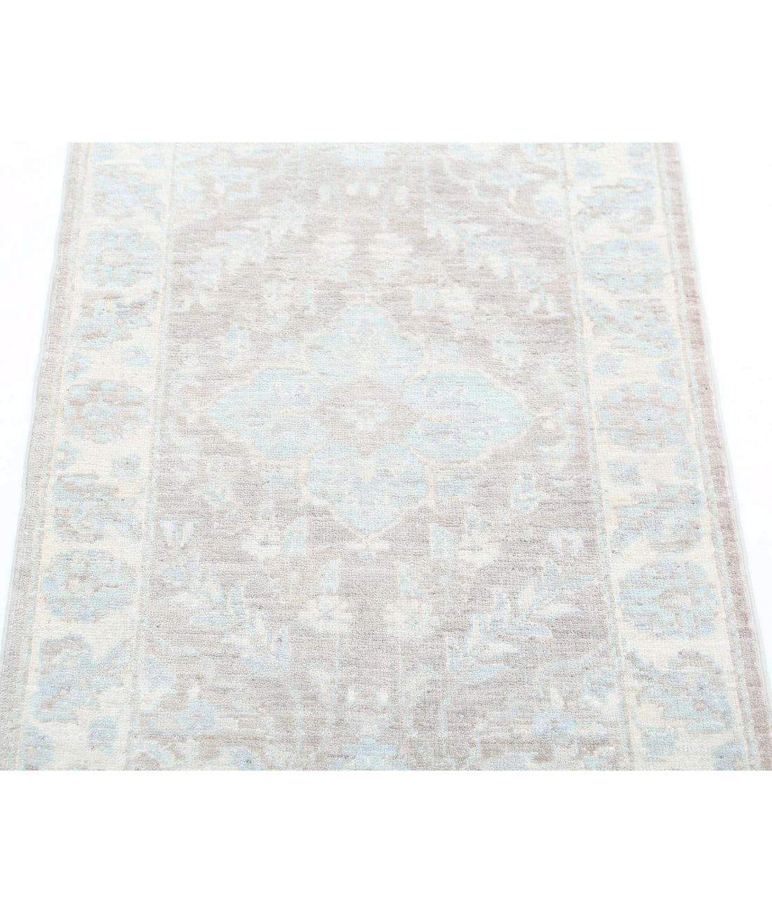 Serenity 2'0'' X 2'11'' Hand-Knotted Wool Rug 2'0'' x 2'11'' (60 X 88) / Brown / Ivory