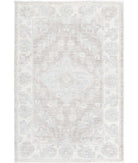 Serenity 2'0'' X 2'11'' Hand-Knotted Wool Rug 2'0'' x 2'11'' (60 X 88) / Brown / Ivory