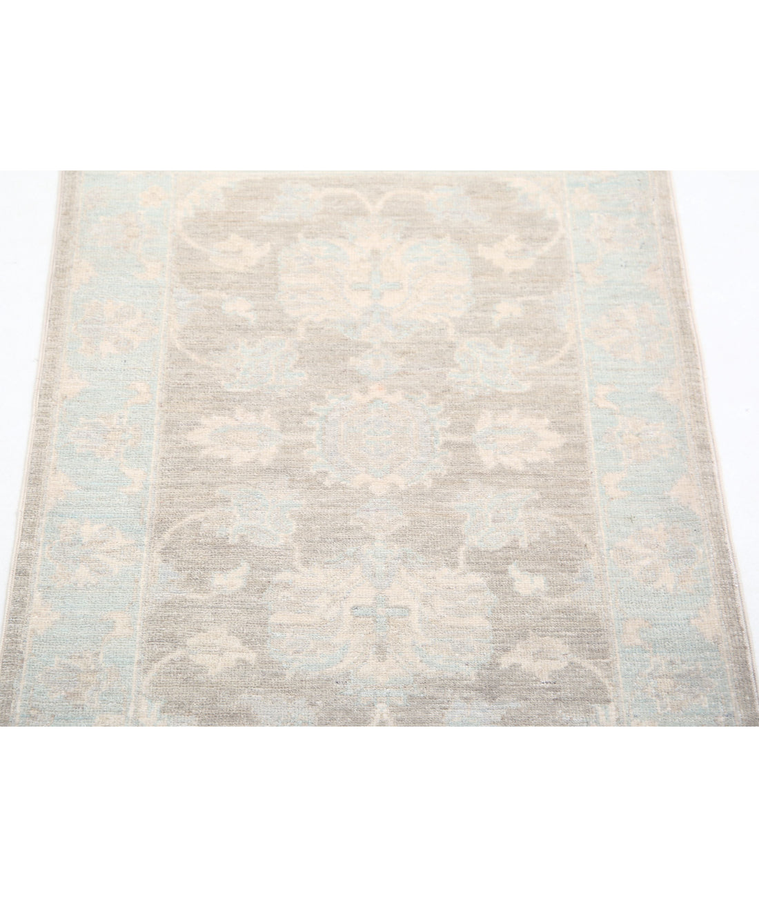 Serenity 2'0'' X 2'10'' Hand-Knotted Wool Rug 2'0'' x 2'10'' (60 X 85) / Brown / Blue