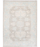 Serenity 2'0'' X 2'10'' Hand-Knotted Wool Rug 2'0'' x 2'10'' (60 X 85) / Brown / Blue