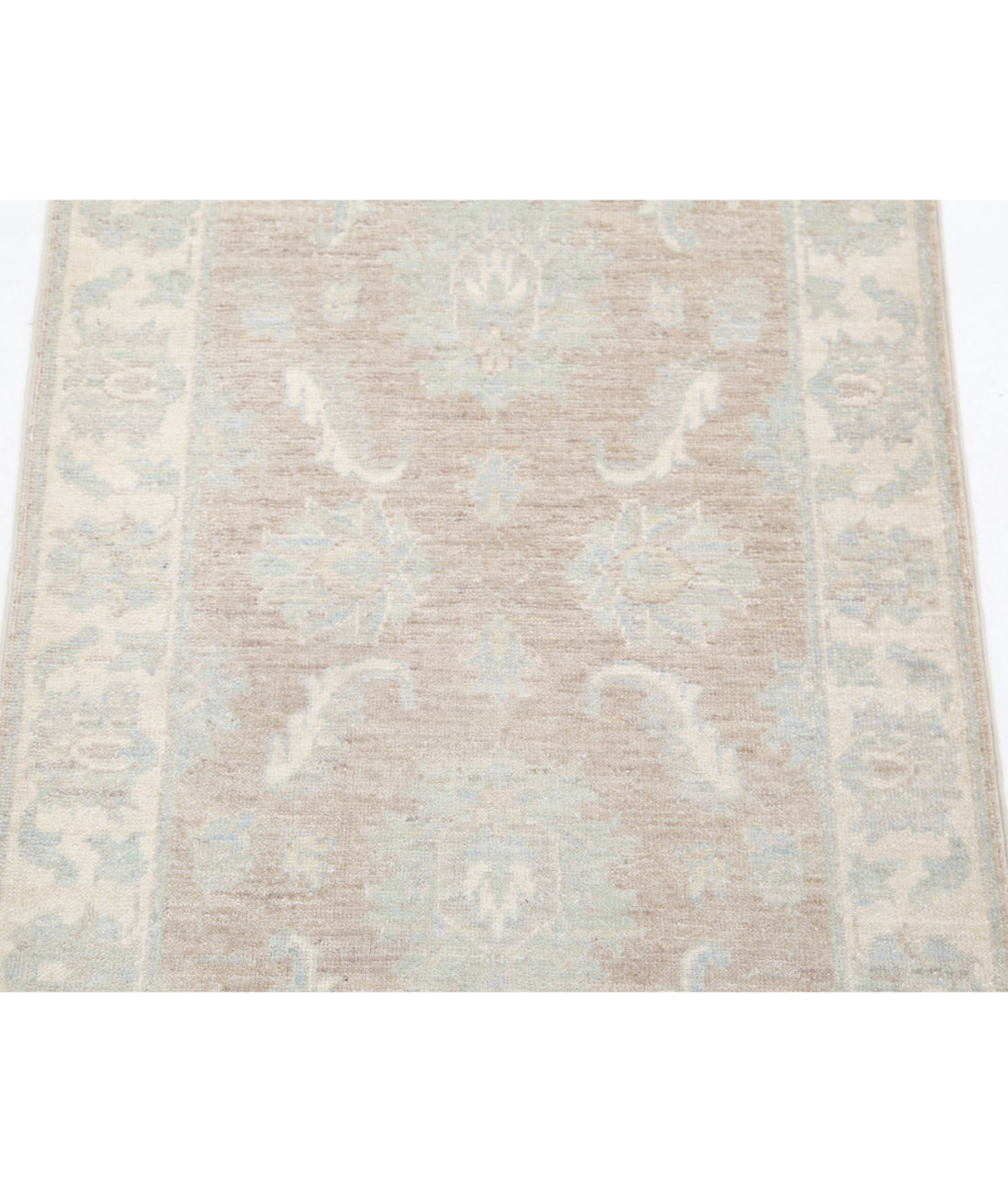 Serenity 2'3'' X 3'3'' Hand-Knotted Wool Rug 2'3'' x 3'3'' (68 X 98) / Brown / Ivory