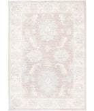 Serenity 2'3'' X 3'3'' Hand-Knotted Wool Rug 2'3'' x 3'3'' (68 X 98) / Brown / Ivory