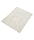 Serenity 2'3'' X 2'11'' Hand-Knotted Wool Rug 2'3'' x 2'11'' (68 X 88) / Brown / Ivory