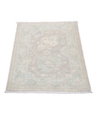 Serenity 2'3'' X 2'11'' Hand-Knotted Wool Rug 2'3'' x 2'11'' (68 X 88) / Brown / Ivory