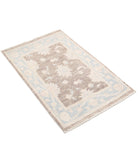 Serenity 2'0'' X 3'1'' Hand-Knotted Wool Rug 2'0'' x 3'1'' (60 X 93) / Brown / Grey