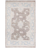 Serenity 2'0'' X 3'1'' Hand-Knotted Wool Rug 2'0'' x 3'1'' (60 X 93) / Brown / Grey