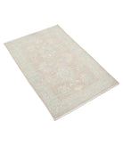 Serenity 2'1'' X 3'2'' Hand-Knotted Wool Rug 2'1'' x 3'2'' (63 X 95) / Brown / Blue