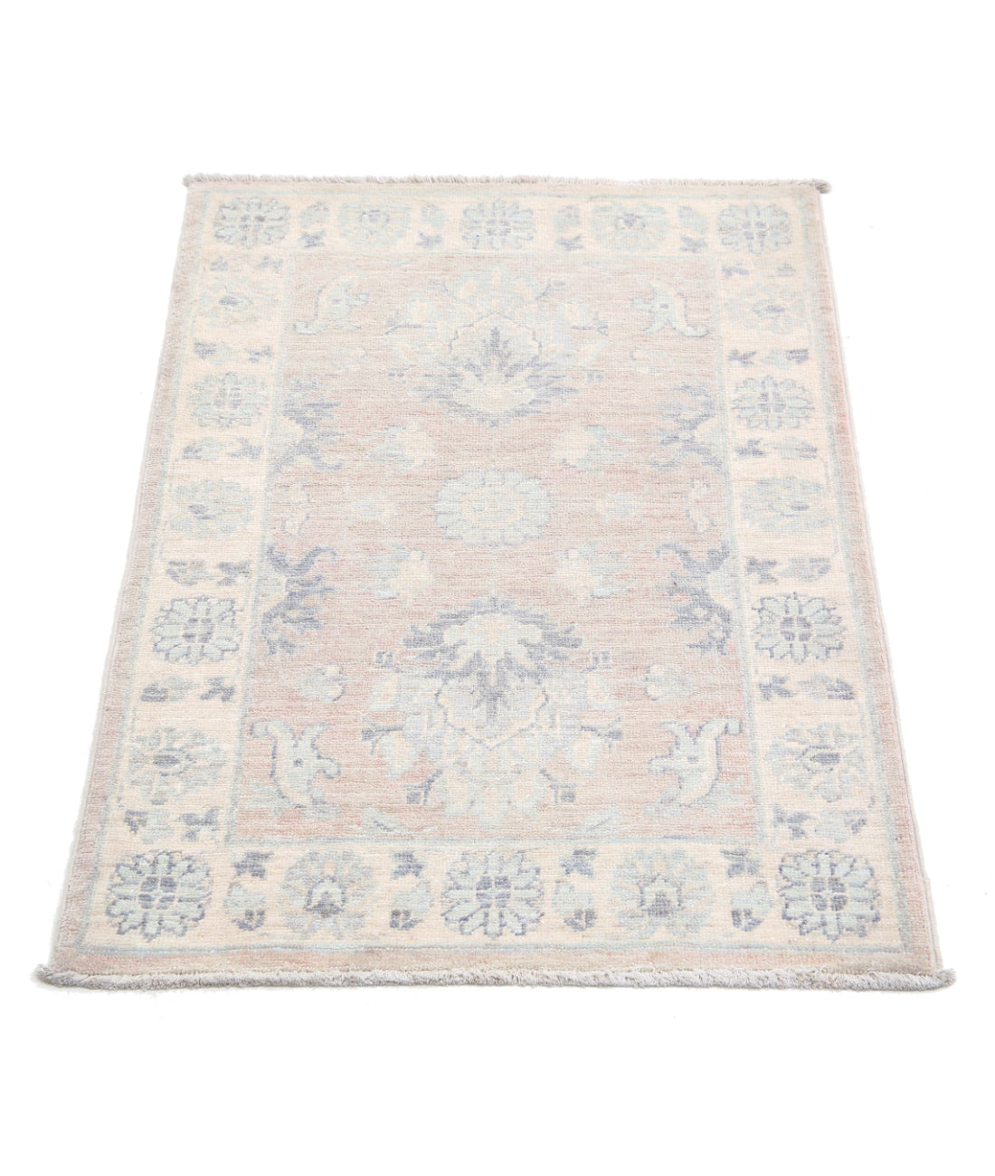 Serenity 2'2'' X 3'1'' Hand-Knotted Wool Rug 2'2'' x 3'1'' (65 X 93) / Brown / Ivory