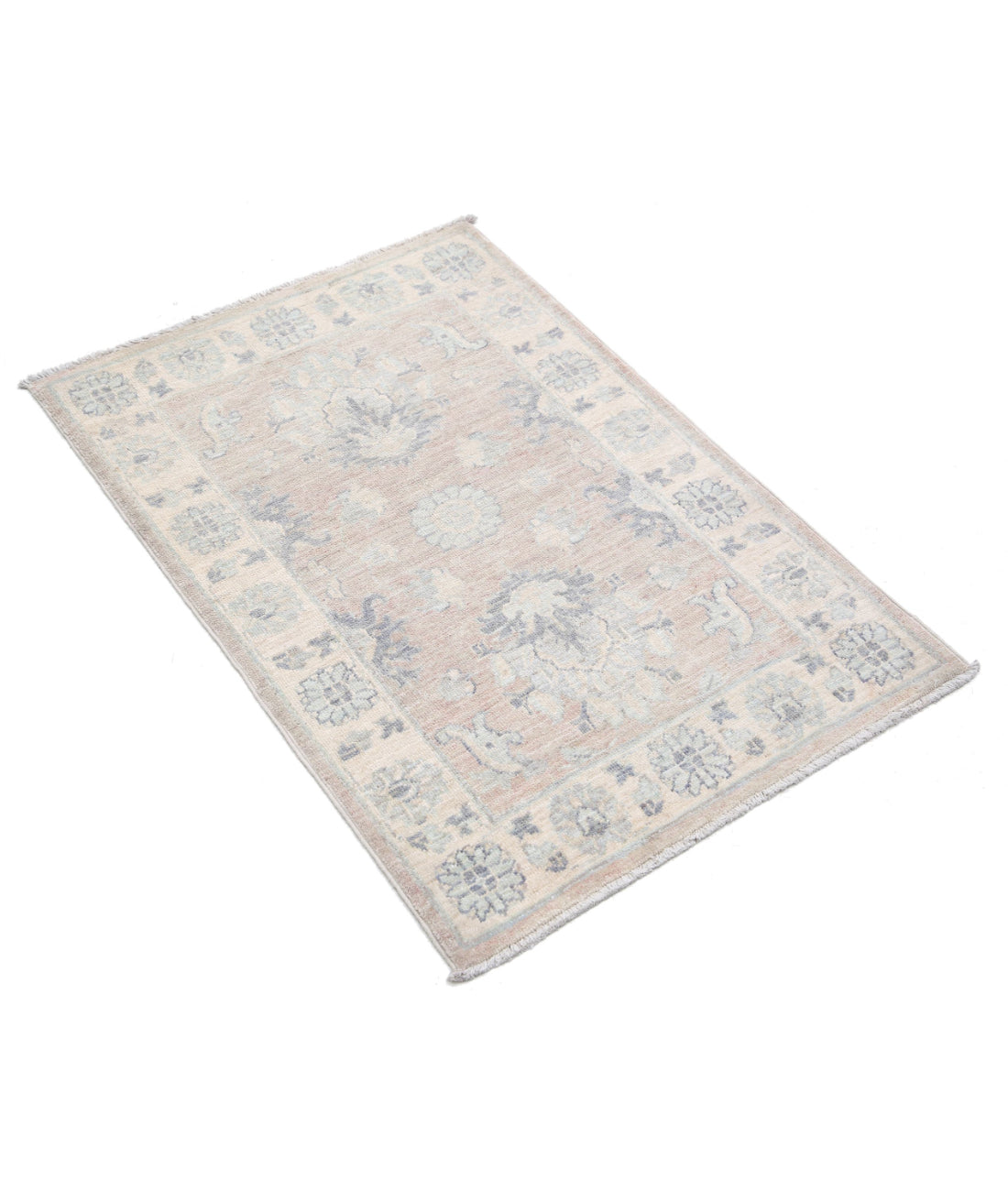 Serenity 2'2'' X 3'2'' Hand-Knotted Wool Rug 2'2'' x 3'2'' (65 X 95) / Brown / Ivory