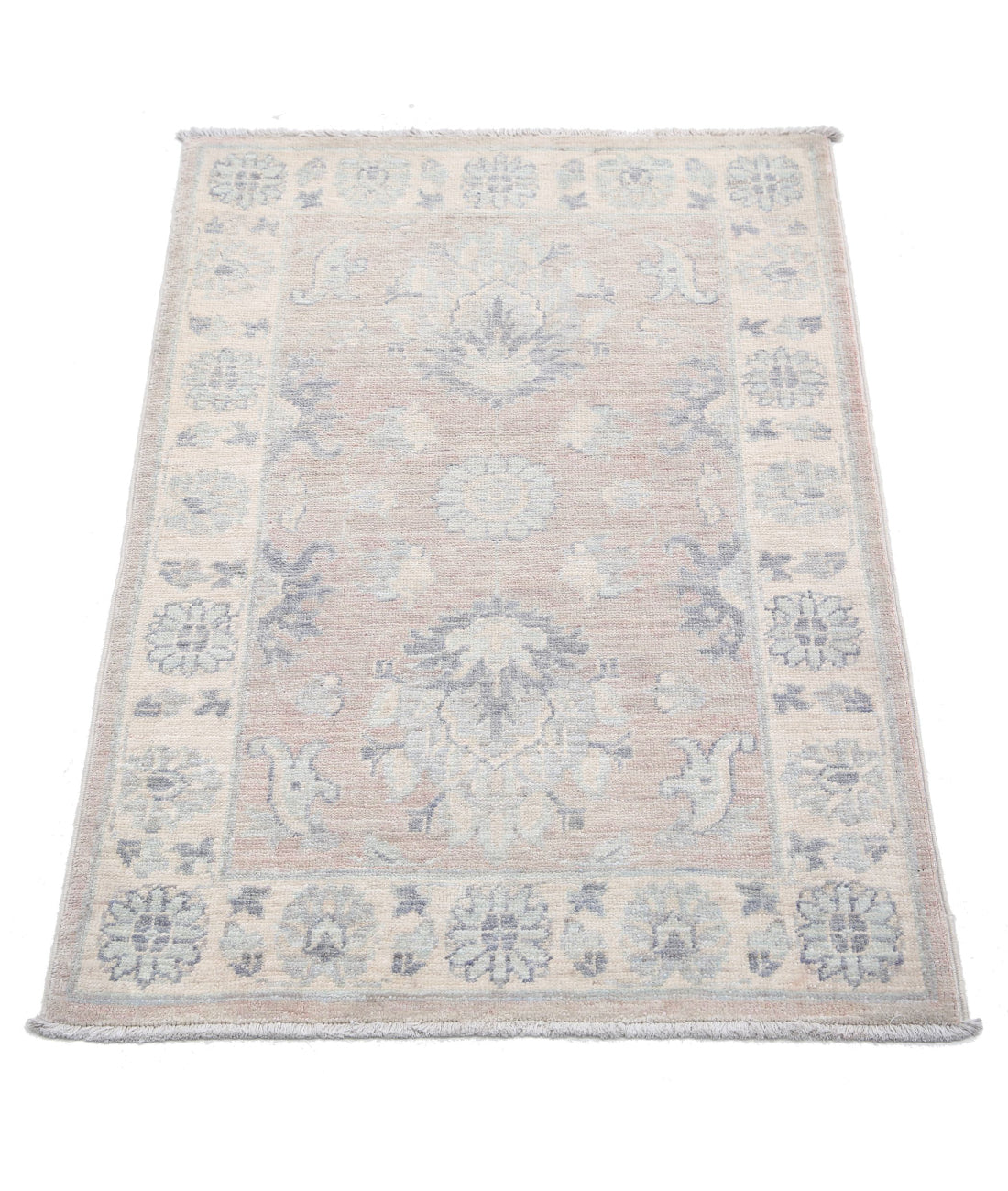 Serenity 2'2'' X 3'2'' Hand-Knotted Wool Rug 2'2'' x 3'2'' (65 X 95) / Brown / Ivory