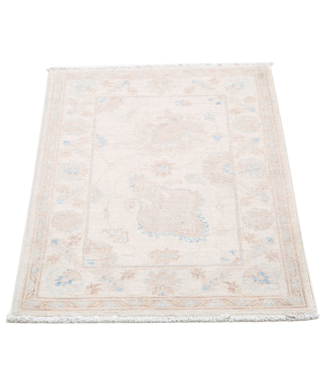 Serenity 2'1'' X 2'11'' Hand-Knotted Wool Rug 2'1'' x 2'11'' (63 X 88) / Ivory / Ivory