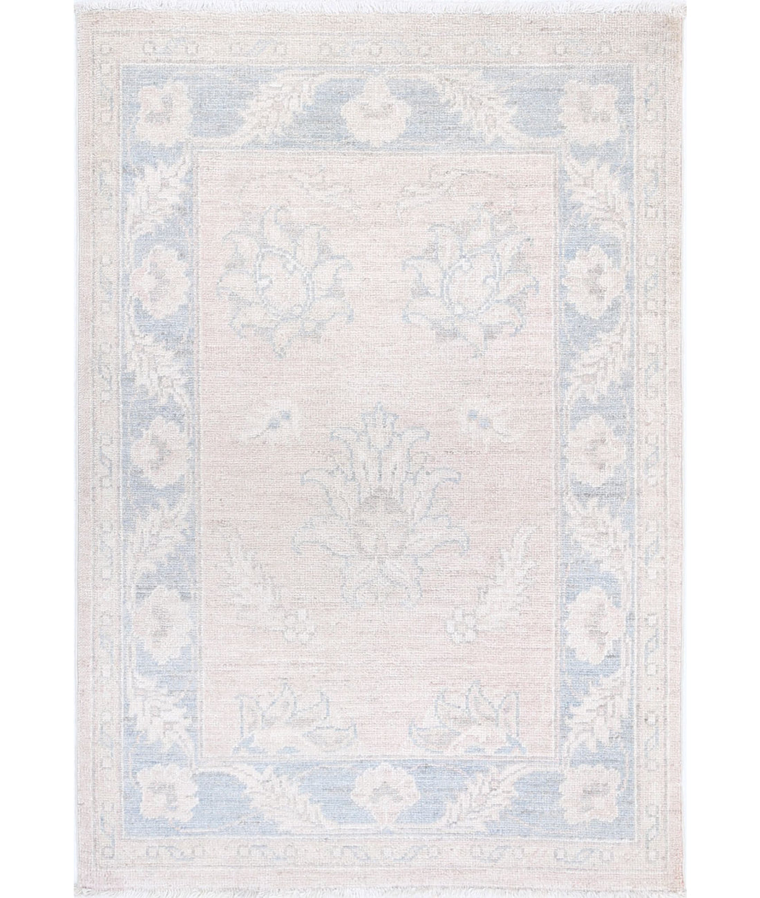 Serenity 2'2'' X 3'2'' Hand-Knotted Wool Rug 2'2'' x 3'2'' (65 X 95) / Brown / Grey