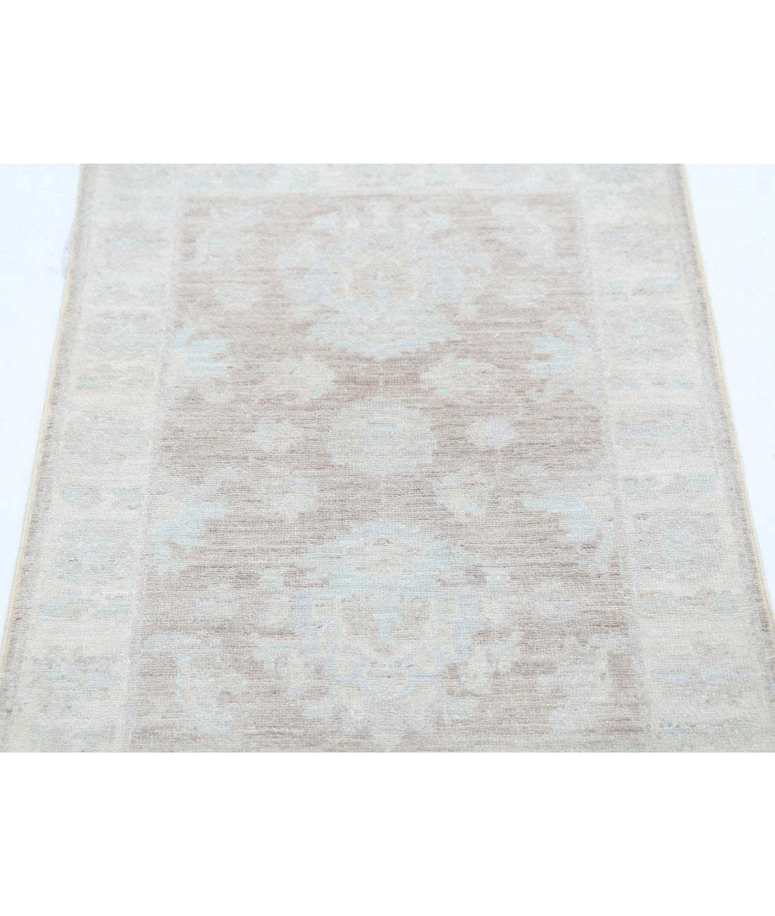 Serenity 2'1'' X 3'3'' Hand-Knotted Wool Rug 2'1'' x 3'3'' (63 X 98) / Brown / Ivory