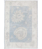 Serenity 2'1'' X 3'1'' Hand-Knotted Wool Rug 2'1'' x 3'1'' (63 X 93) / Grey / Ivory