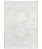 Serenity 2'0'' X 2'10'' Hand-Knotted Wool Rug 2'0'' x 2'10'' (60 X 85) / Brown / Ivory