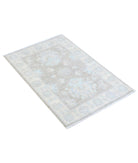 Serenity 2'2'' X 3'2'' Hand-Knotted Wool Rug 2'2'' x 3'2'' (65 X 95) / Brown / Ivory