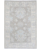 Serenity 2'2'' X 3'2'' Hand-Knotted Wool Rug 2'2'' x 3'2'' (65 X 95) / Brown / Ivory