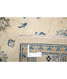 Serenity 5'6'' X 8'1'' Hand-Knotted Wool Rug 5'6'' x 8'1'' (165 X 243) / Ivory / Blue