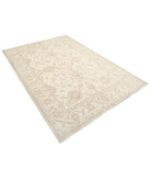 Serenity 5'5'' X 7'6'' Hand-Knotted Wool Rug 5'5'' x 7'6'' (163 X 225) / Ivory / Ivory