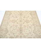 Serenity 5'5'' X 7'6'' Hand-Knotted Wool Rug 5'5'' x 7'6'' (163 X 225) / Ivory / Ivory