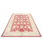 Serenity 5'7'' X 8'0'' Hand-Knotted Wool Rug 5'7'' x 8'0'' (168 X 240) / Red / Ivory