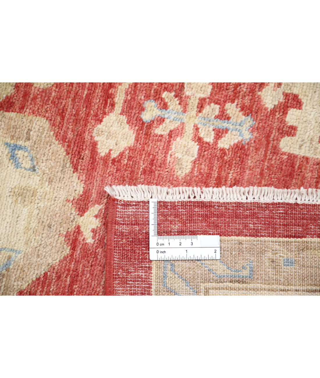 Serenity 5'7'' X 8'0'' Hand-Knotted Wool Rug 5'7'' x 8'0'' (168 X 240) / Red / Ivory