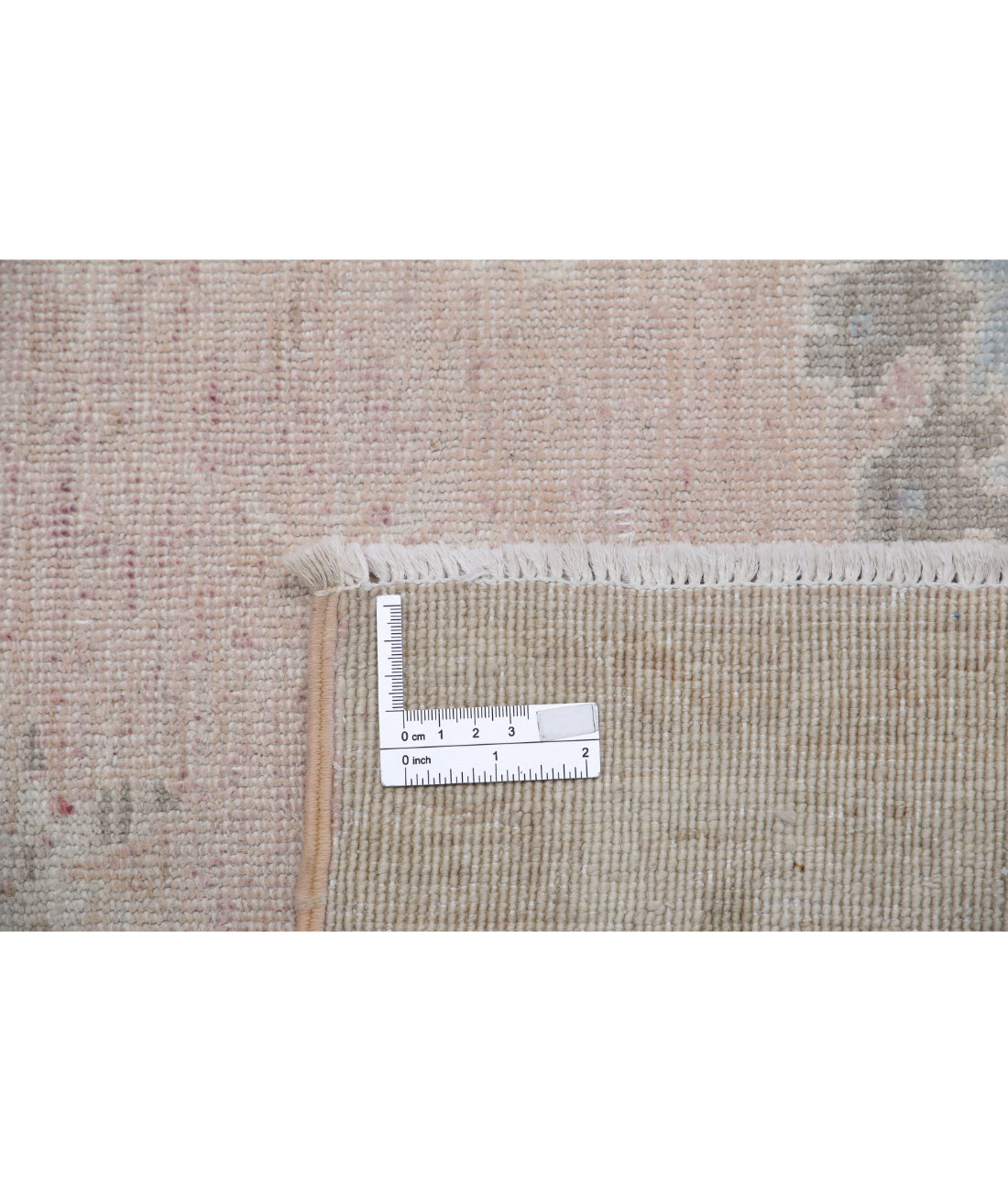 Serenity 5'11'' X 8'11'' Hand-Knotted Wool Rug 5'11'' x 8'11'' (178 X 268) / Peach / Ivory